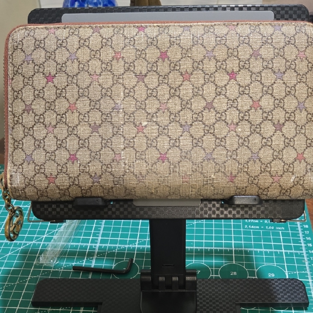 Gucci Micro GG Coated Canvas Star Wallet